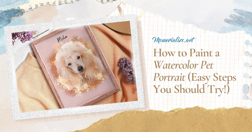 How to Paint a Watercolor Pet Portrait (4 Easy Steps You Should Try)