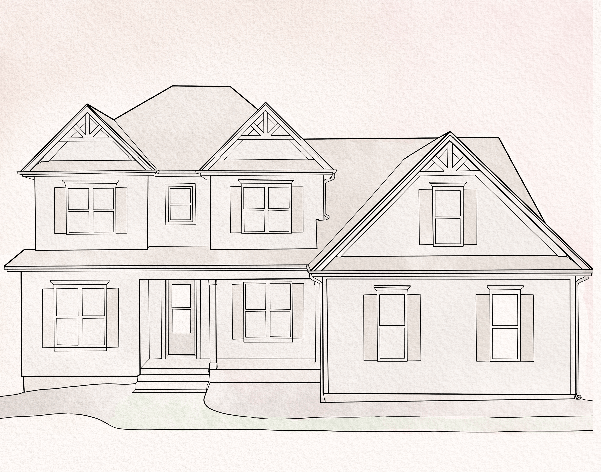 House Line Art