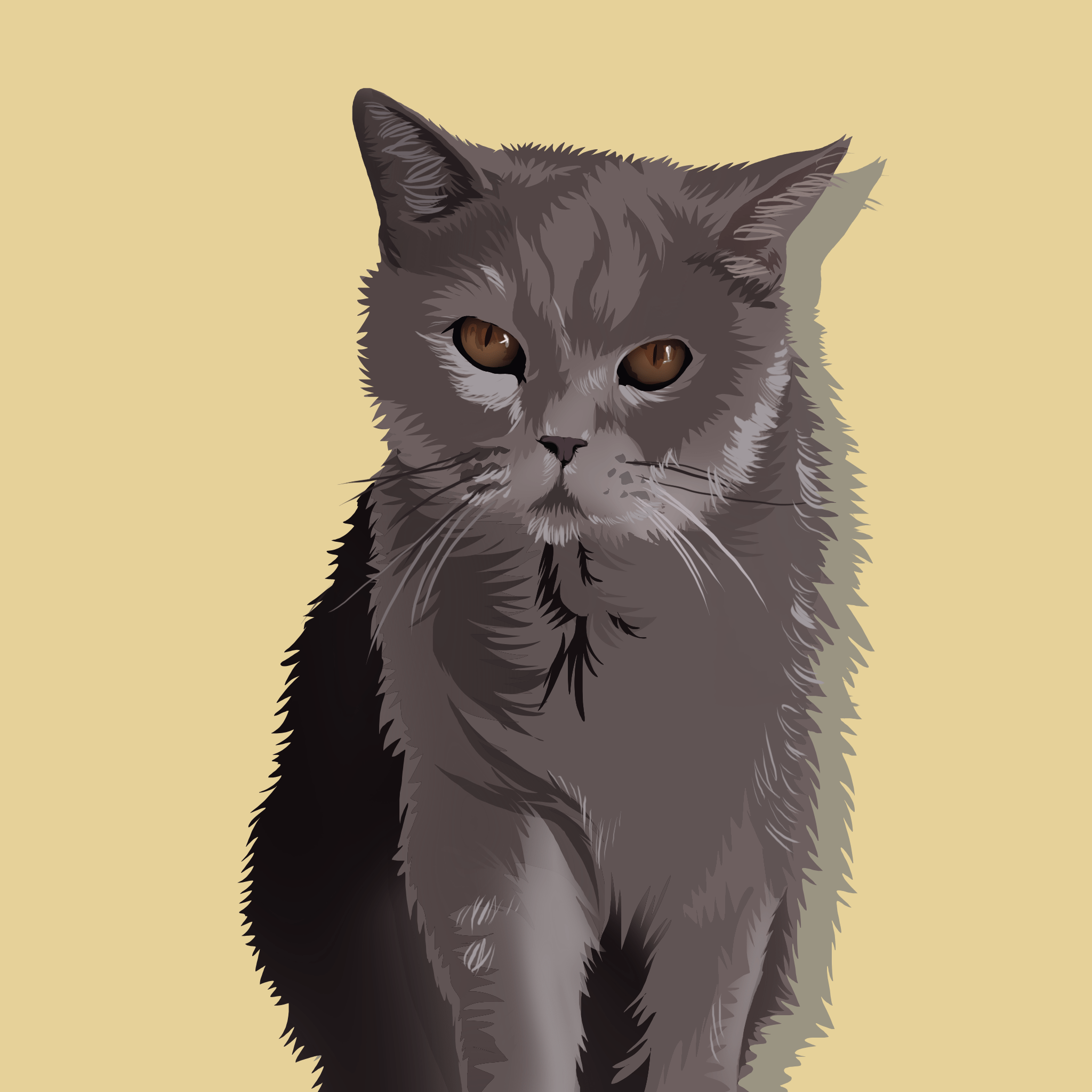 Custom Pet Memorial Vector Art