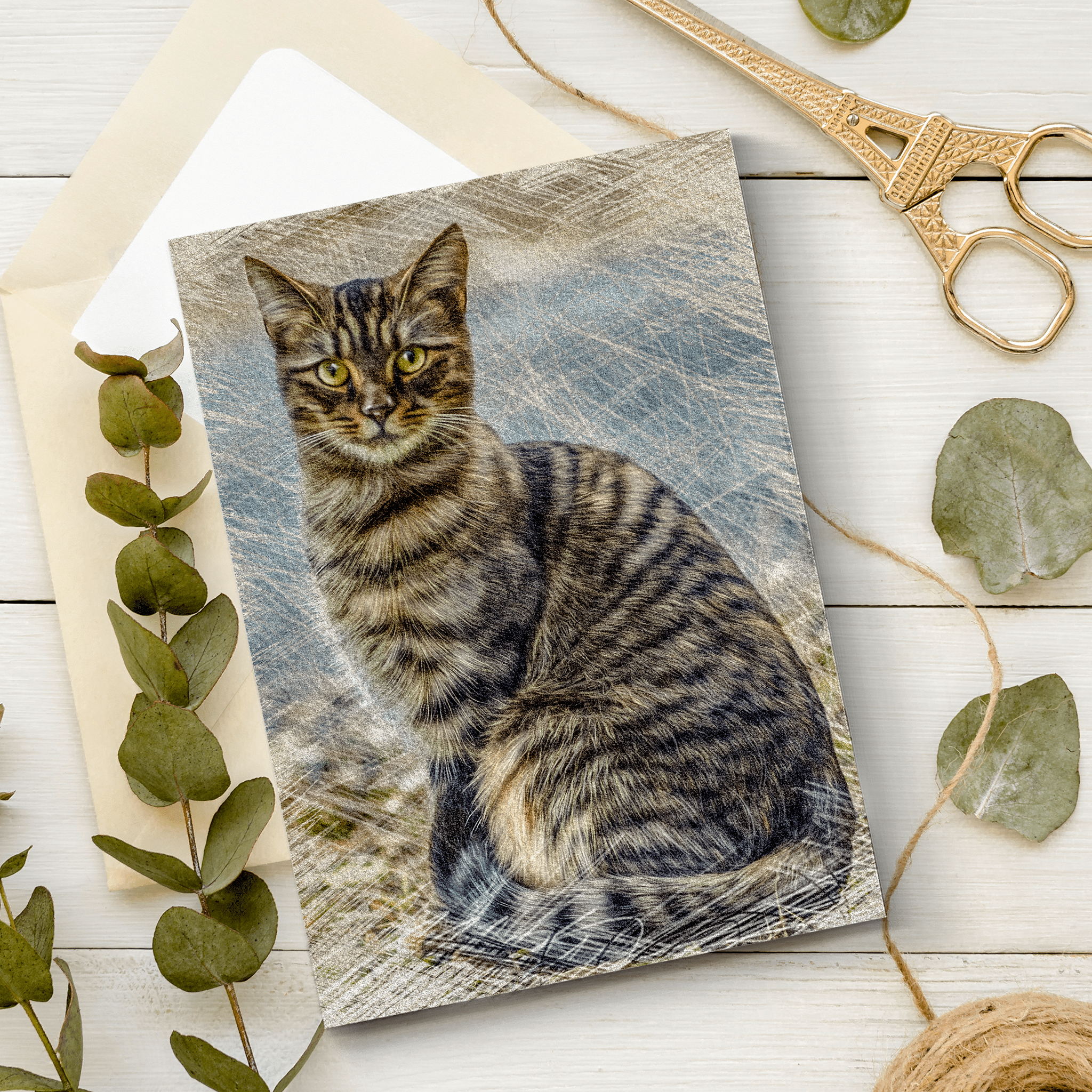 Custom Pet Colored Pencil Drawing