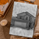 Custom House Charcoal Drawing