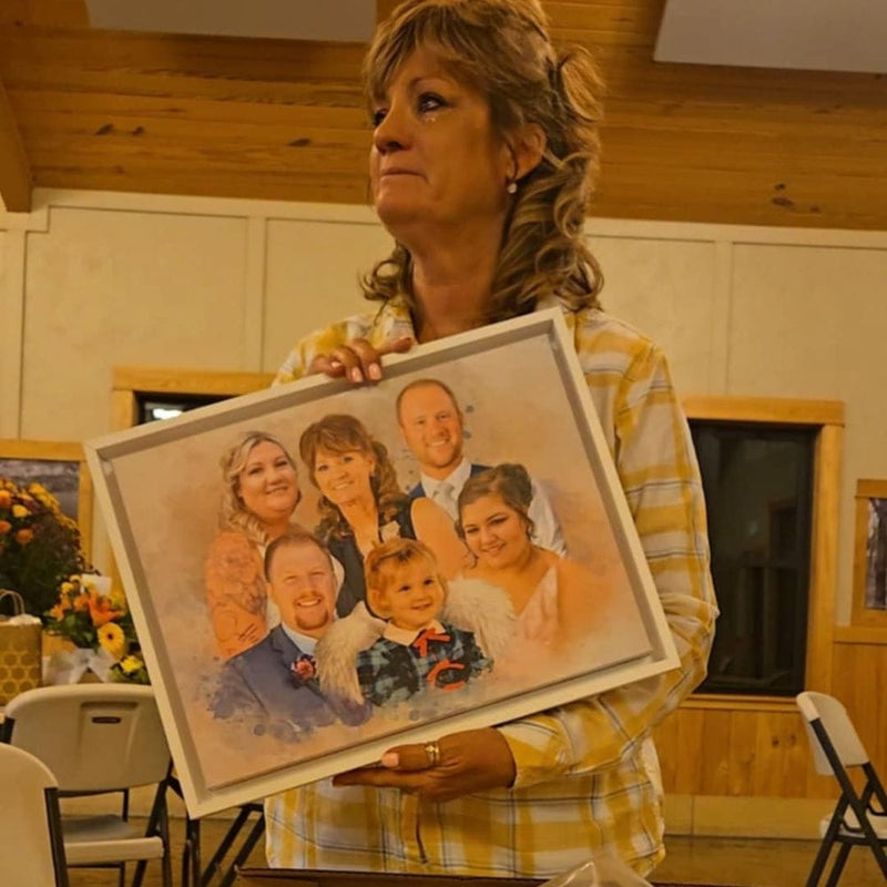 Jessica L., portrait of whole family