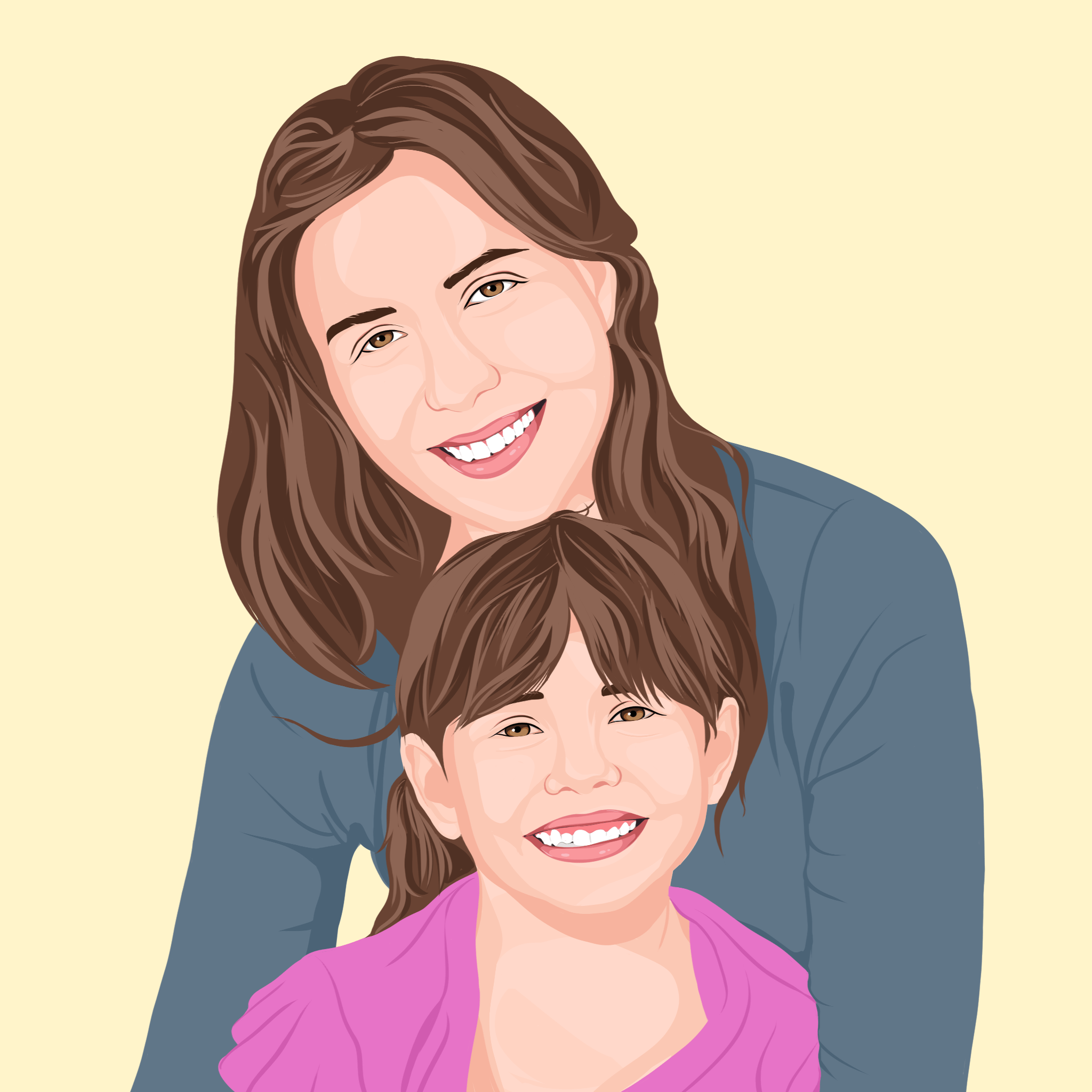 Custom Mother Vector Art
