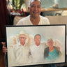 Watercolor Memorial Portrait