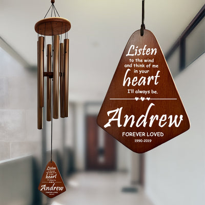 Personalized Memorial Wind Chimes | Sympathy Wind Chimes