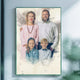 Add Deceased Loved One to Photo | Custom Framed Canvas Paintings with Deceased Loved Ones