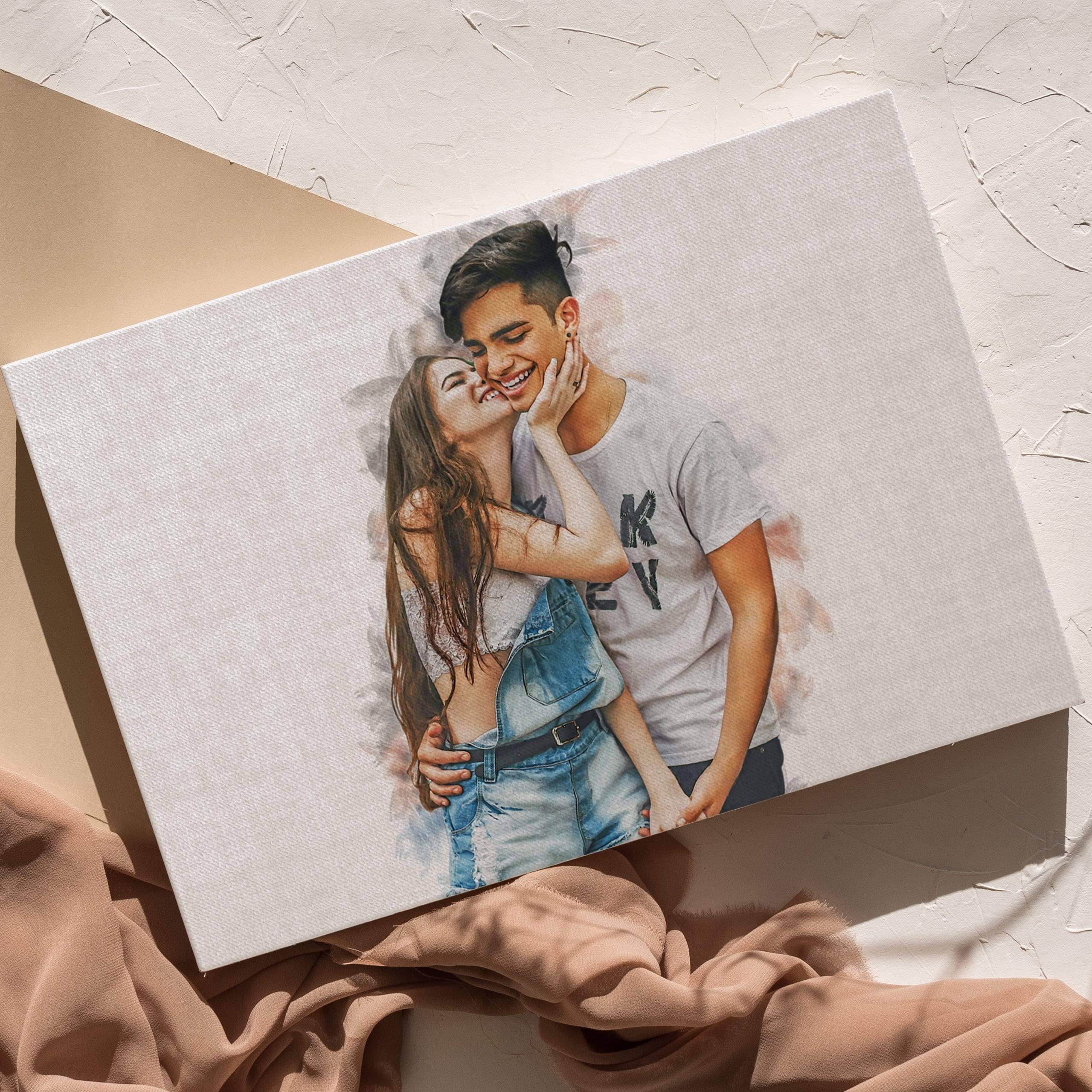 Custom Watercolor Birthday Painting