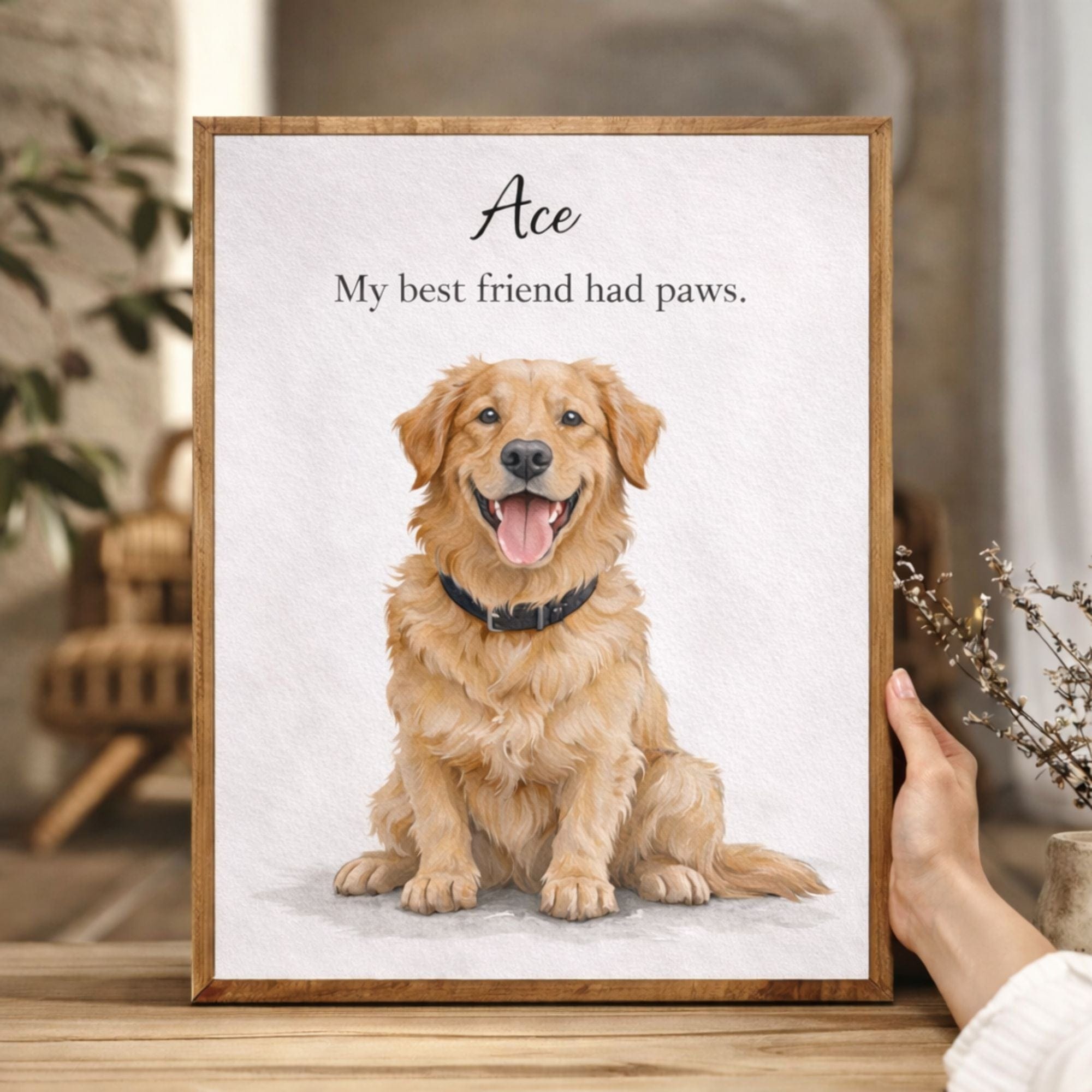 Pet Memorial Portrait