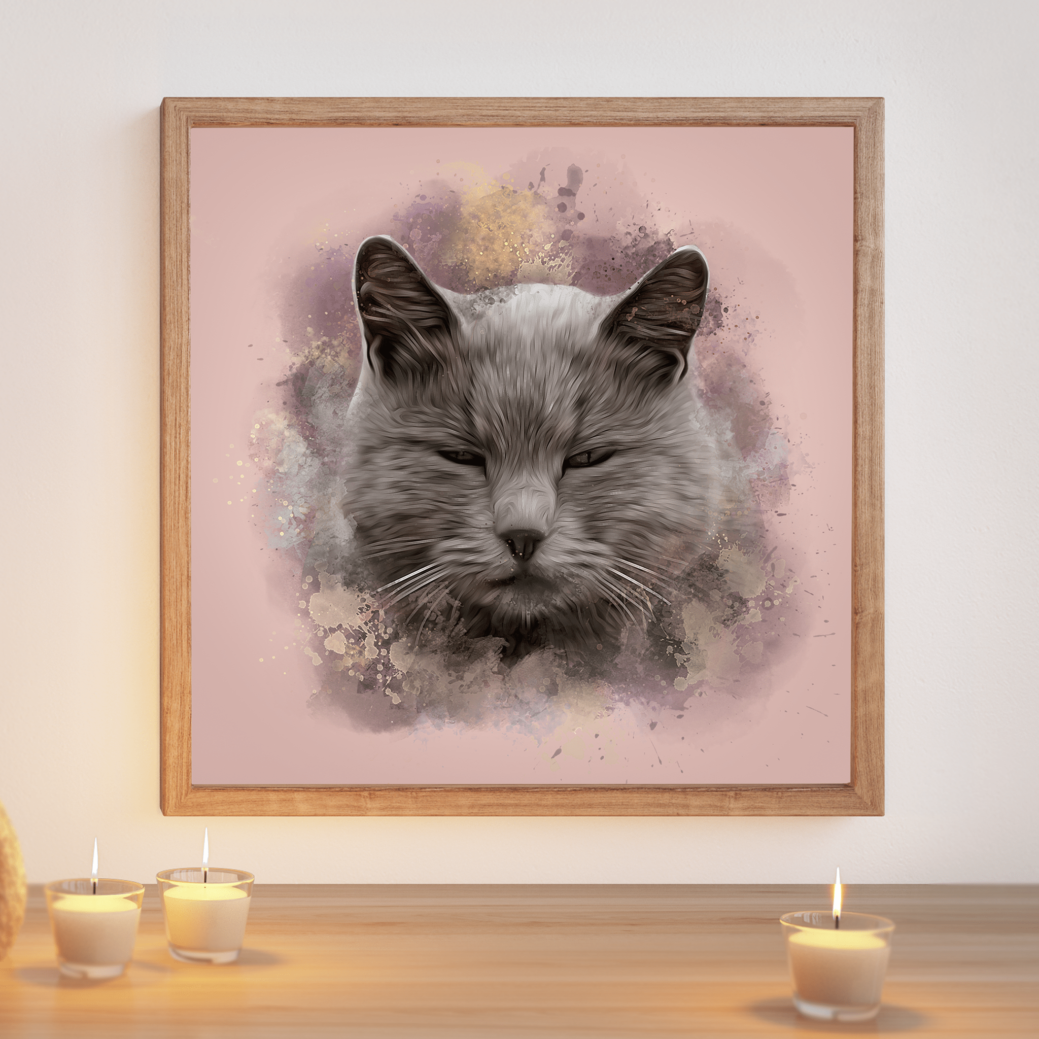 Custom Cat Digital Art