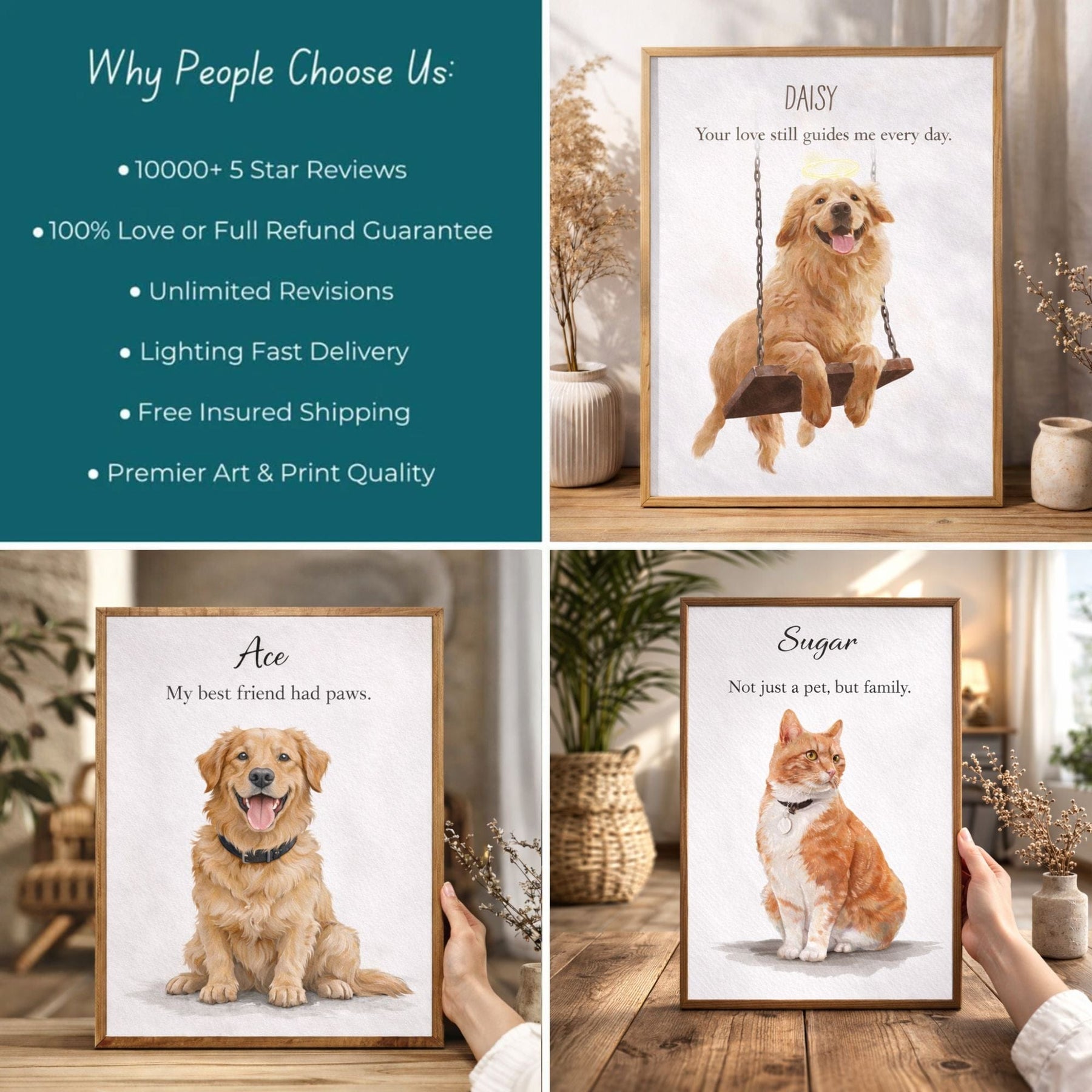 Pet Memorial Portrait