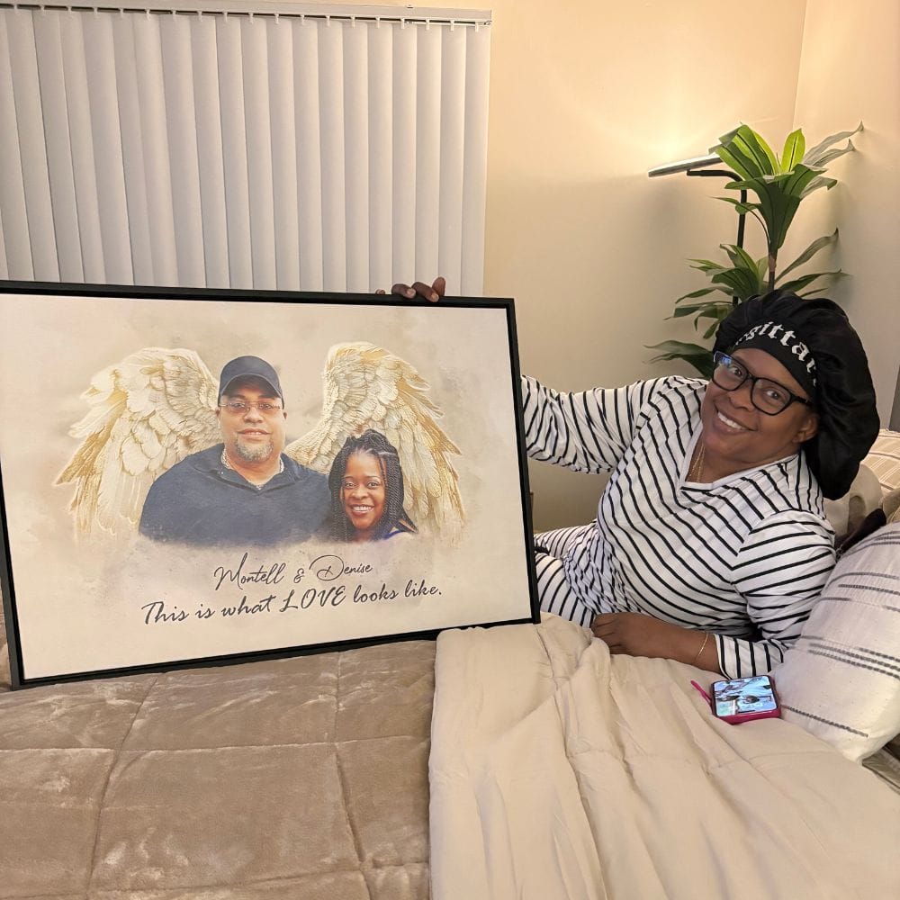 Watercolor Memorial Portrait