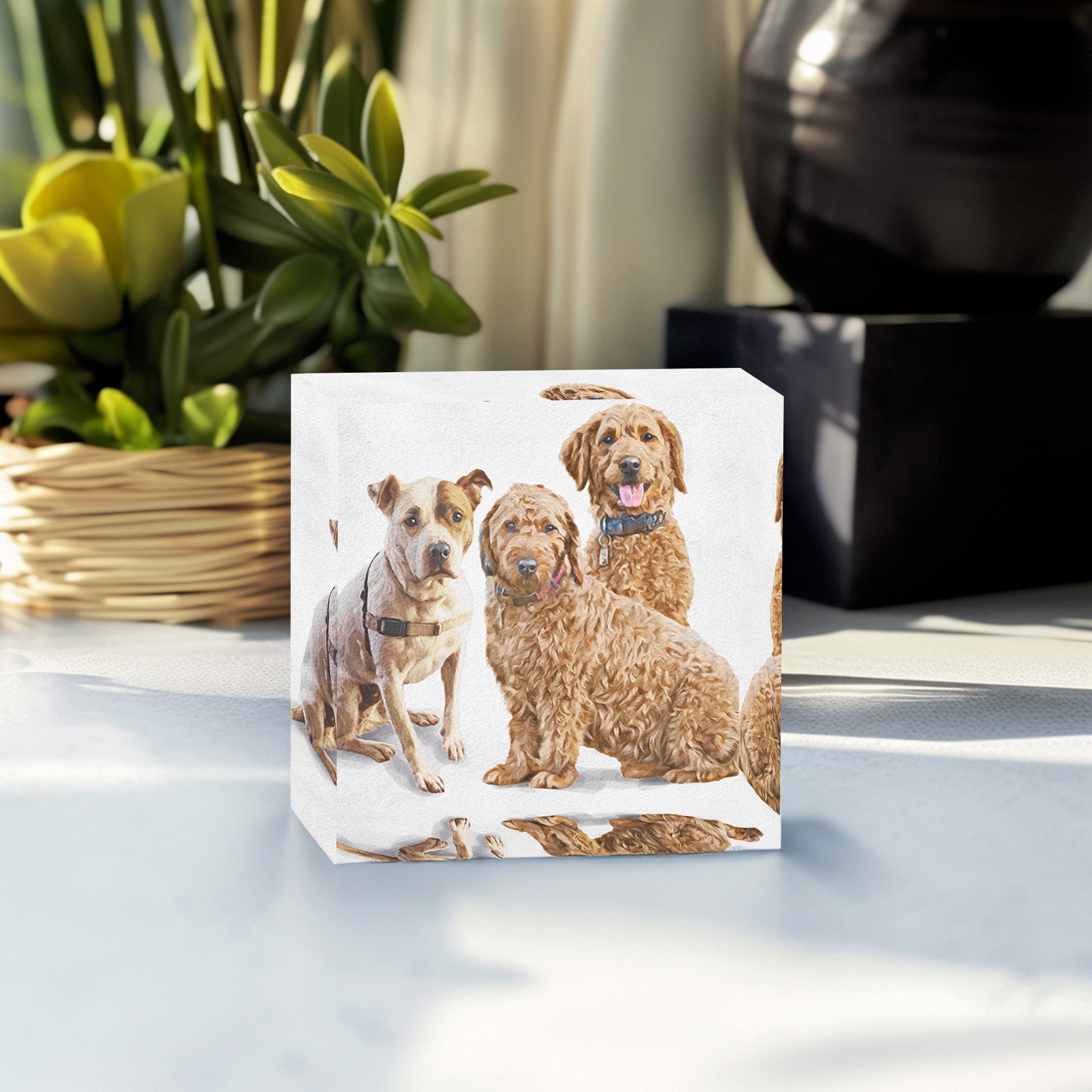 Pet Portrait Acrylic Prism