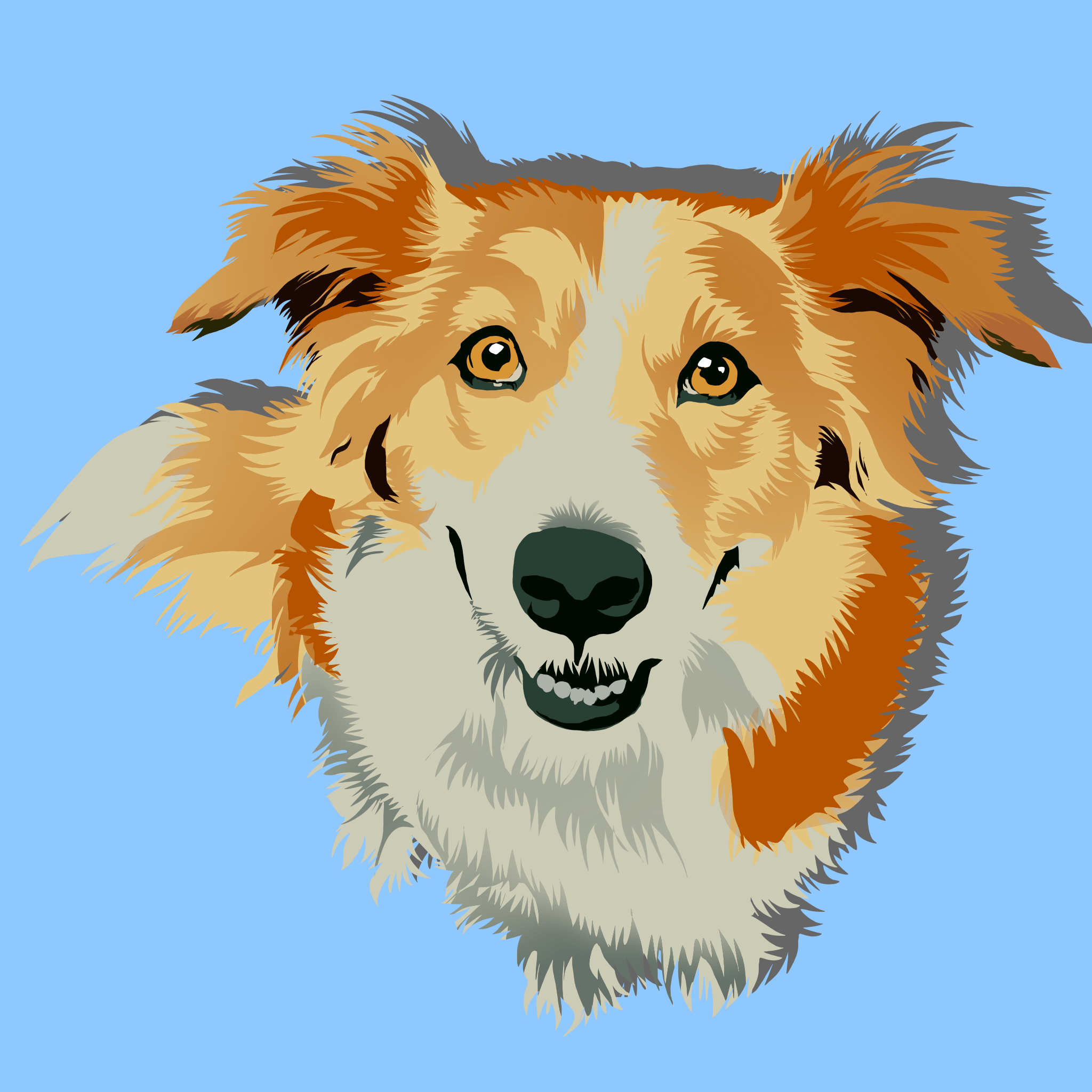 Custom Pet Memorial Vector Art