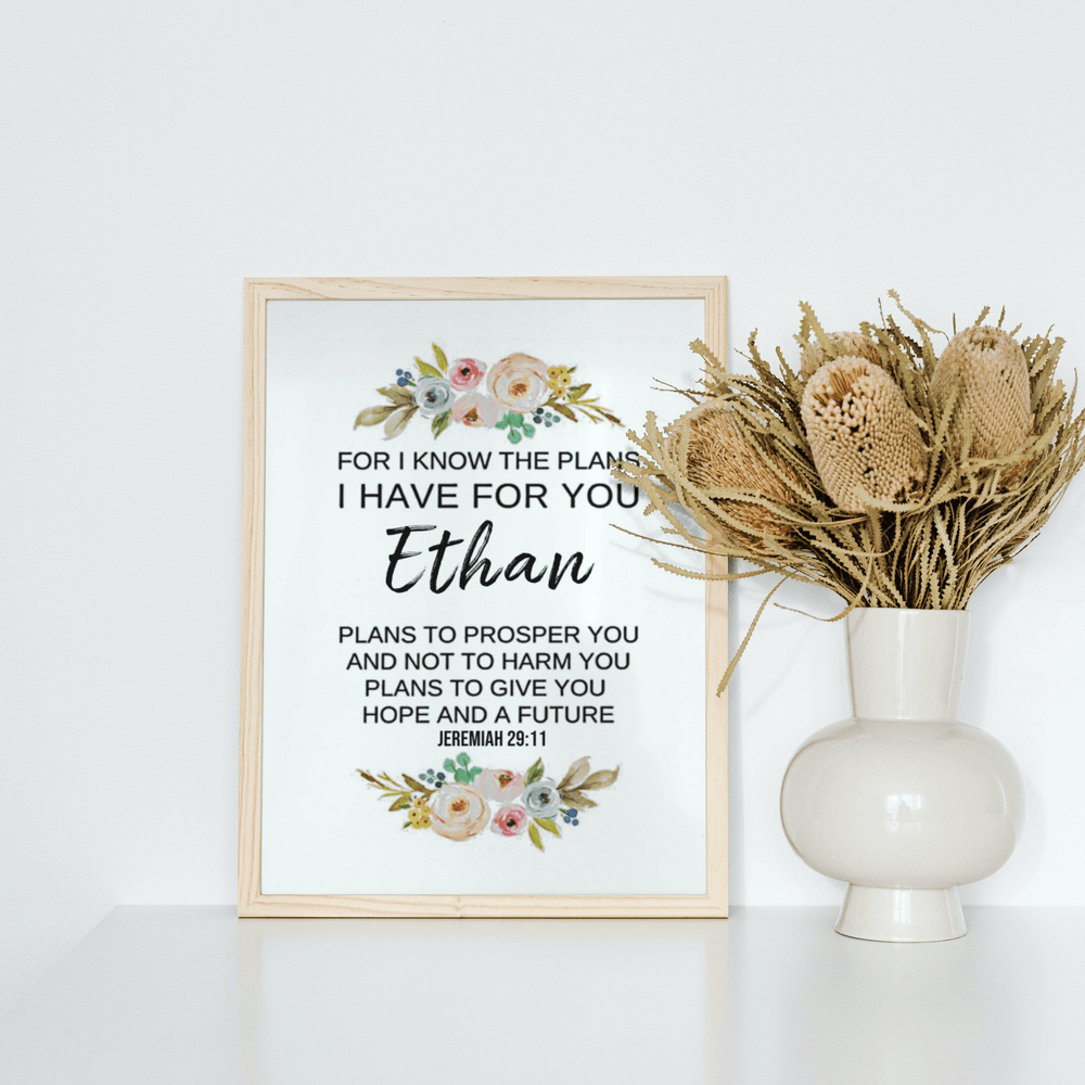 bible verse jeremiah 29 11 for Ehan