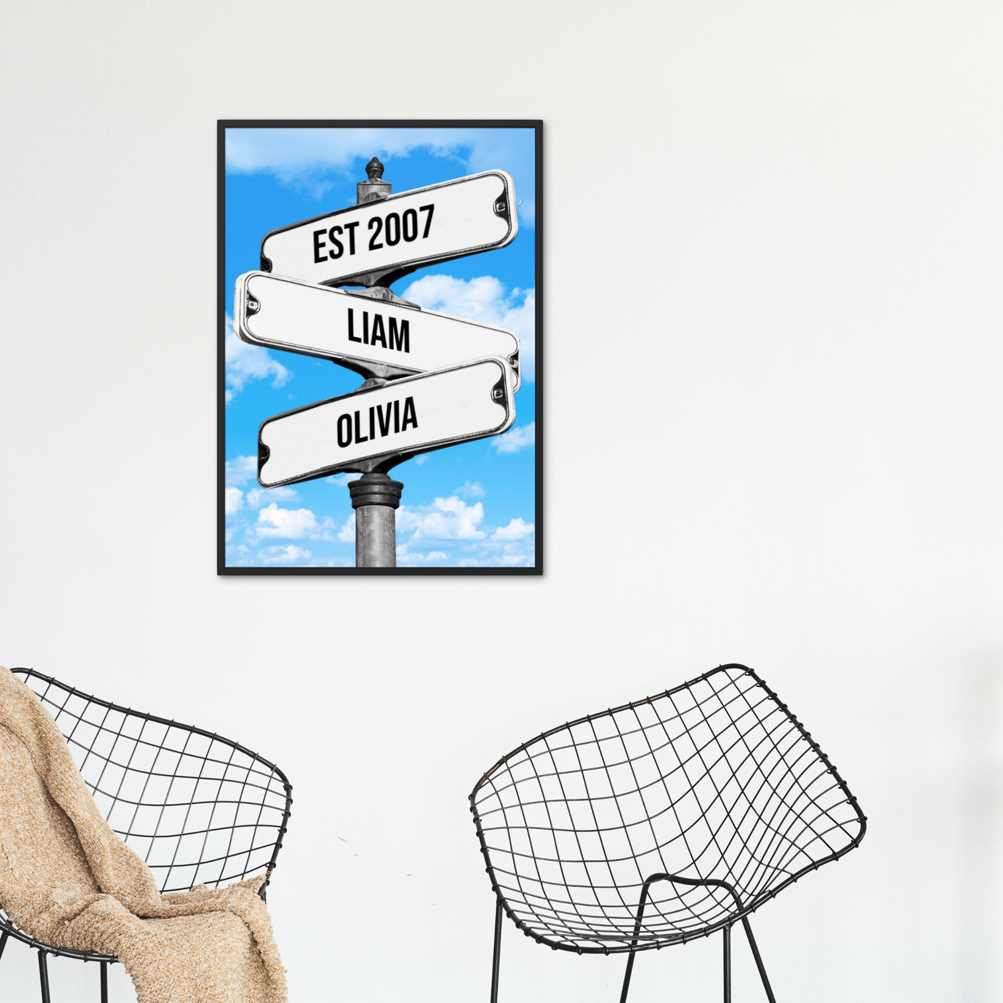 Couple Names Street Sign | Personalized Street Sign for Couples