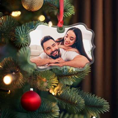 Custom Acrylic Medallion Ornament with Photo