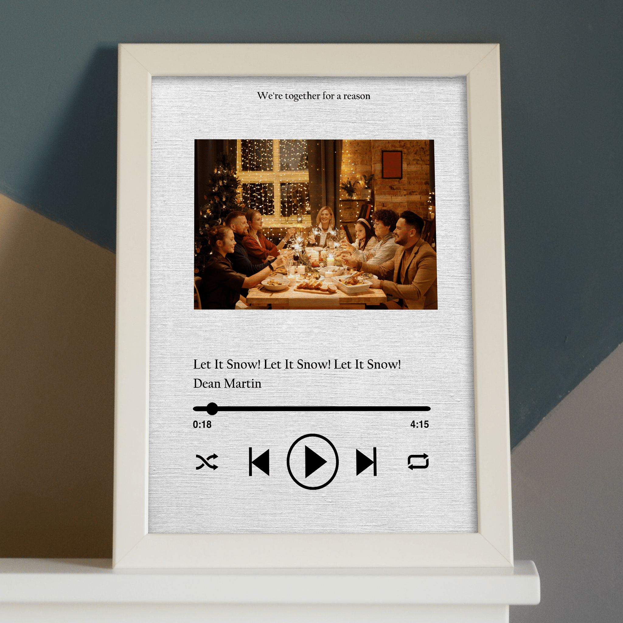 Custom Song Plaque with Picture | Our Favorite Song Art