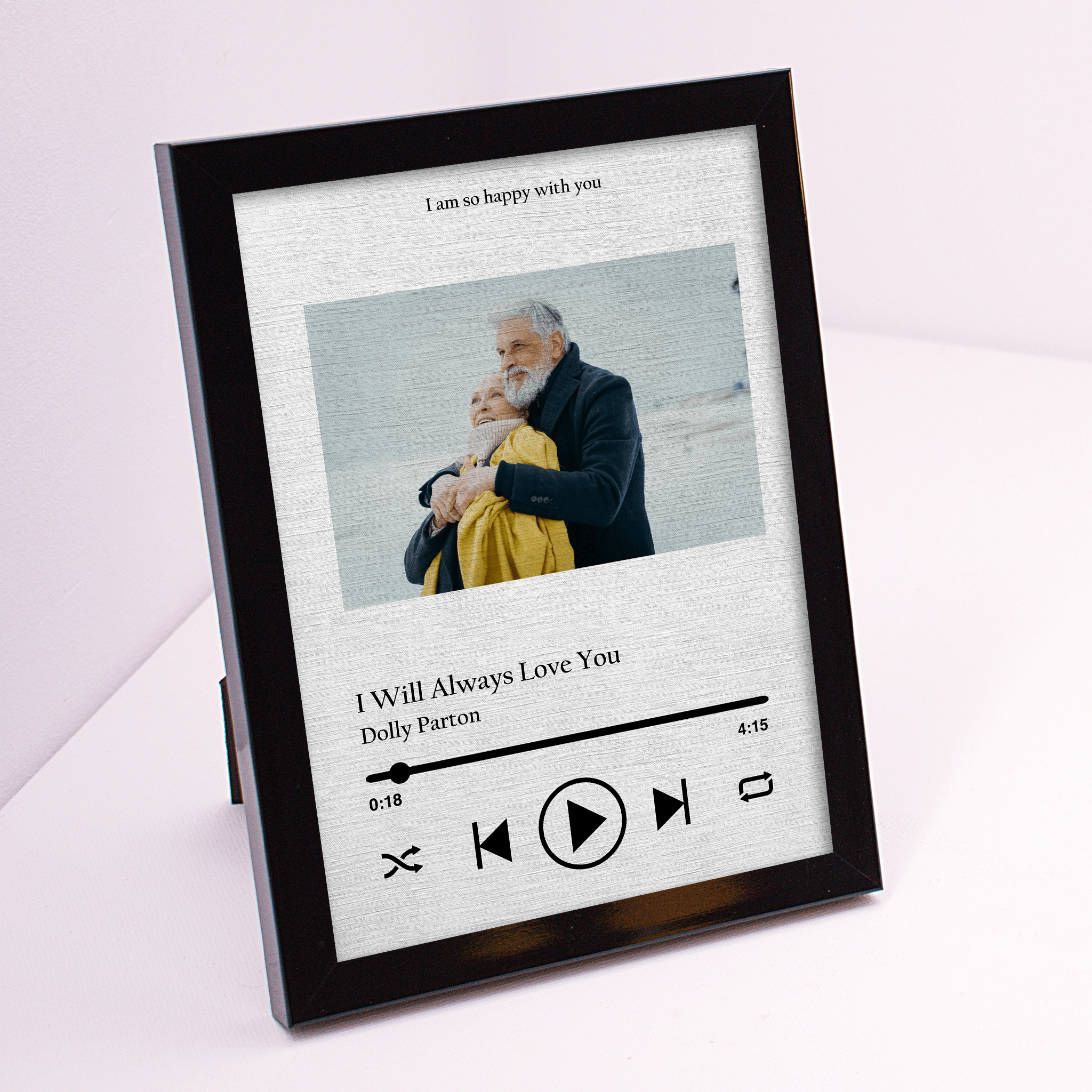 Custom Song Plaque with Picture | Our Favorite Song Art