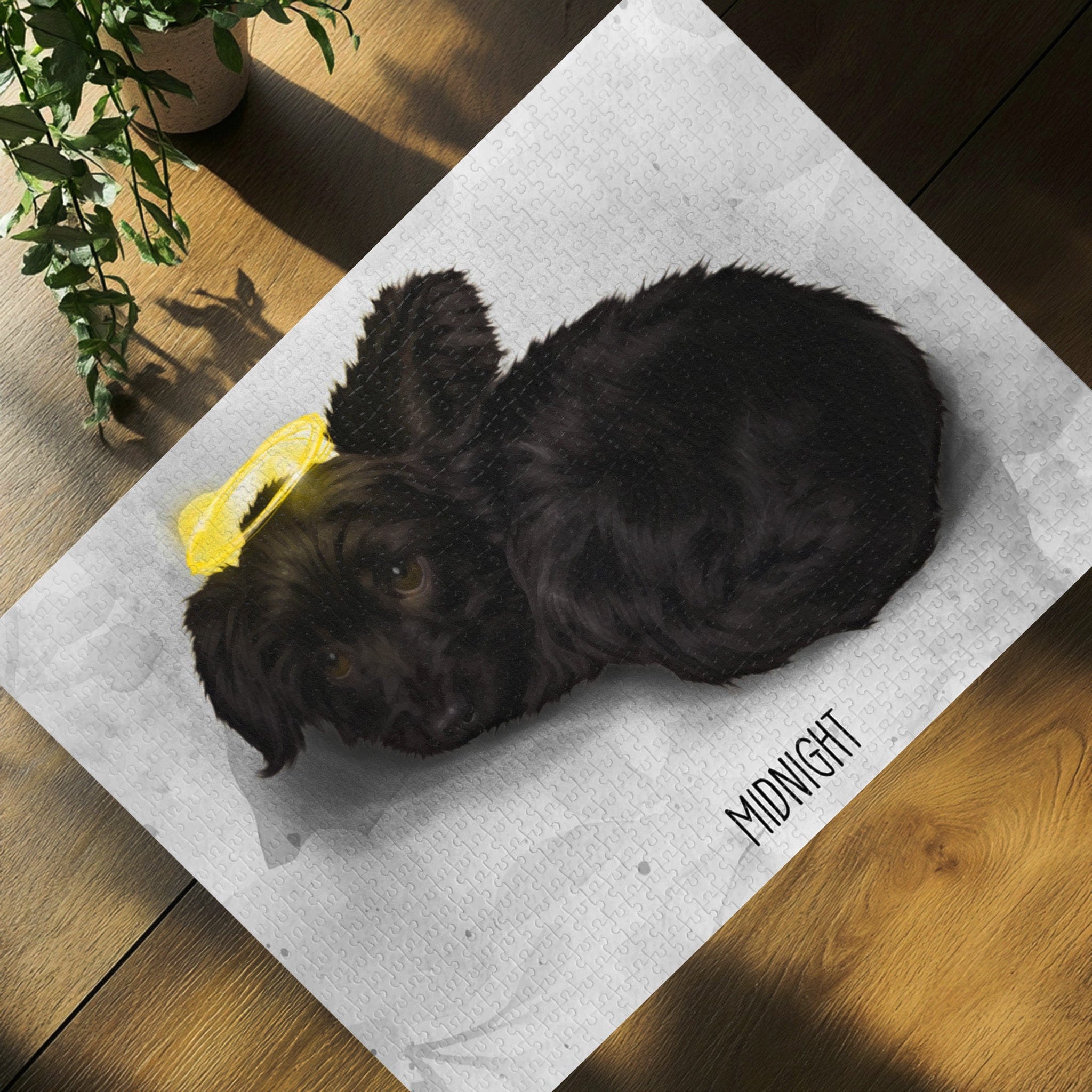 Watercolor Pet Portrait Puzzle