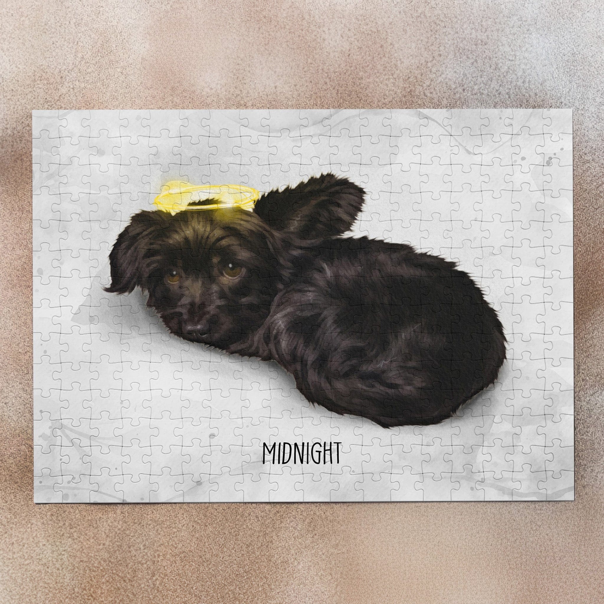 Watercolor Pet Portrait Puzzle