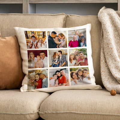 Custom Photo Collage Pillow