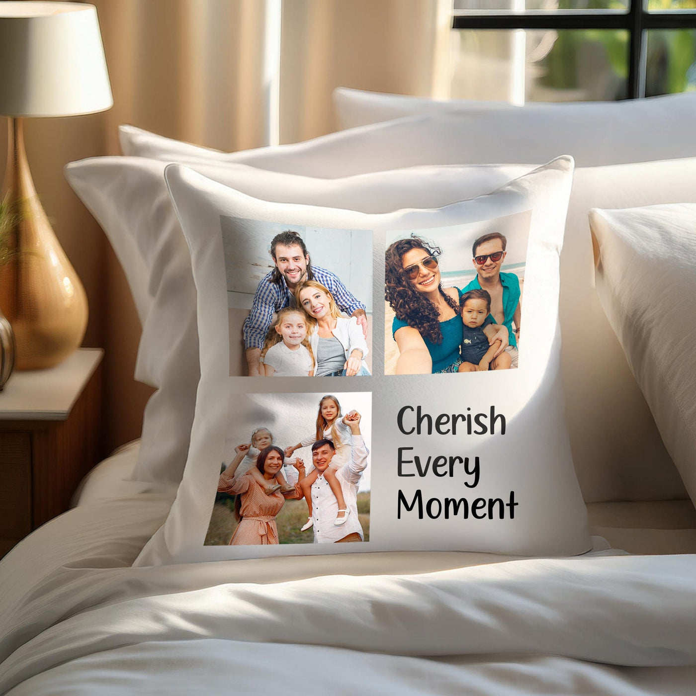 Custom Photo Collage Pillow