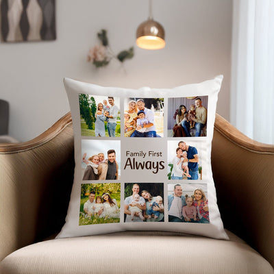 Custom Photo Collage Pillow