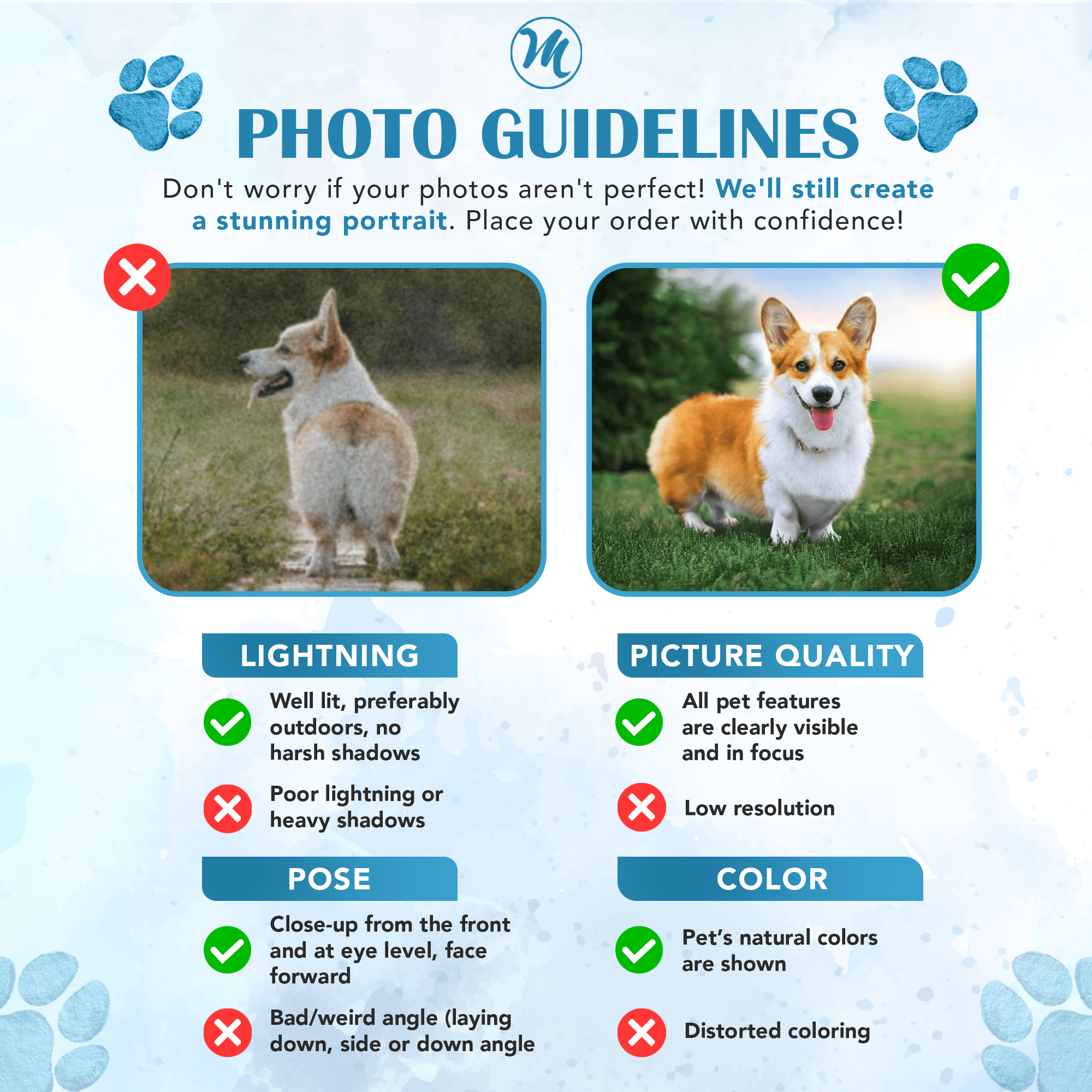 Pet Portrait Acrylic Prism