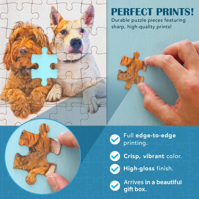 Watercolor Pet Portrait Puzzle