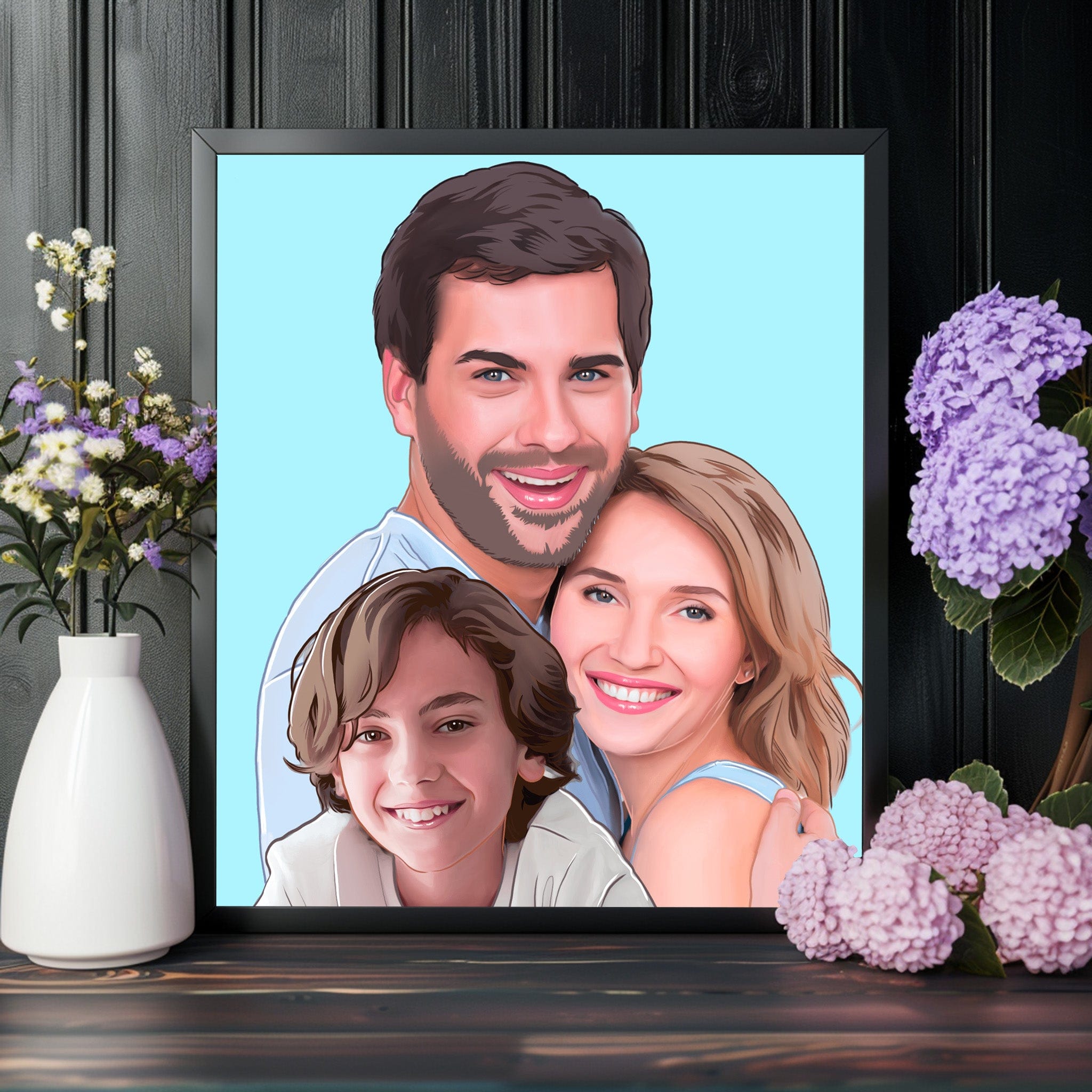 Custom Father Vector Art