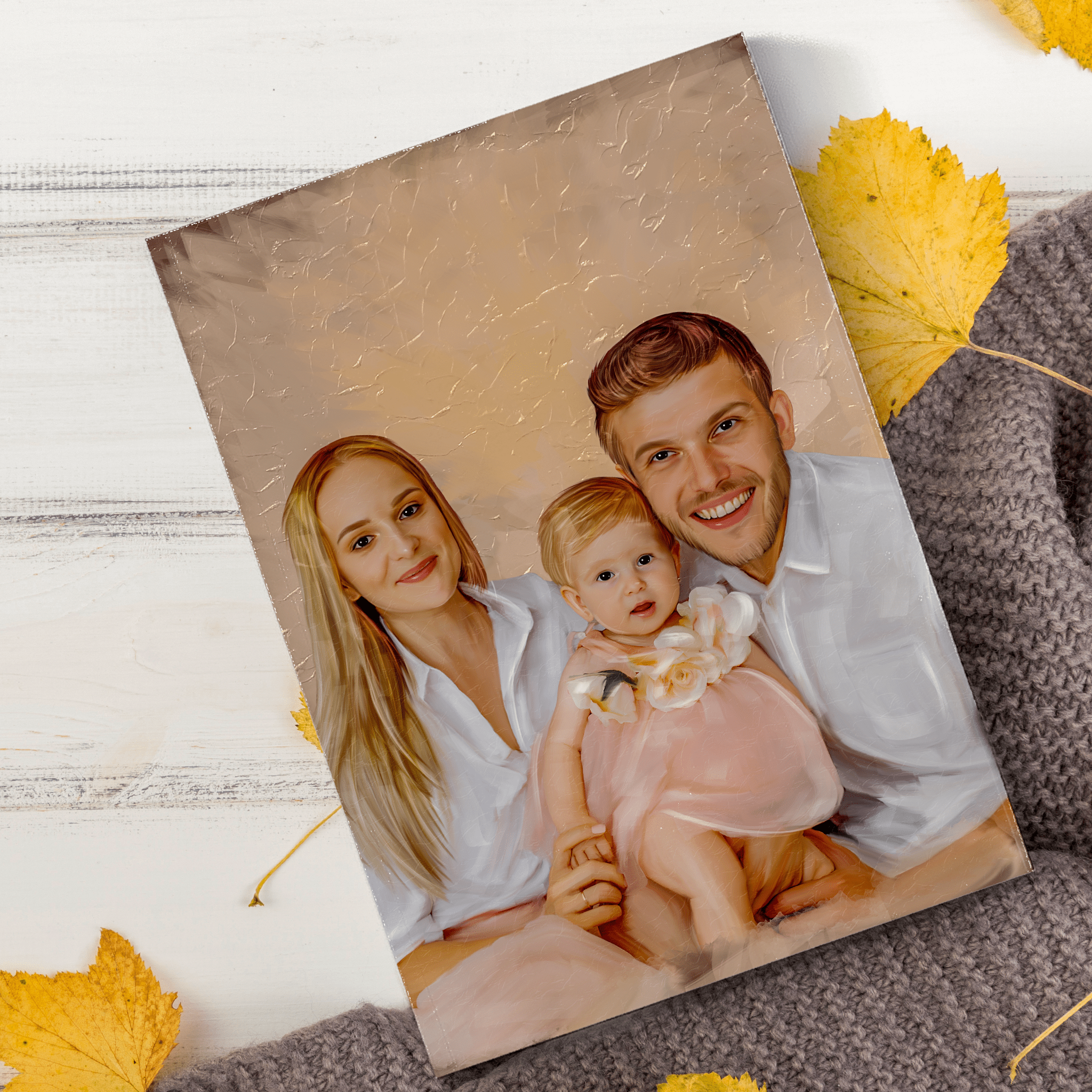 Custom Father's Day Acrylic Painting