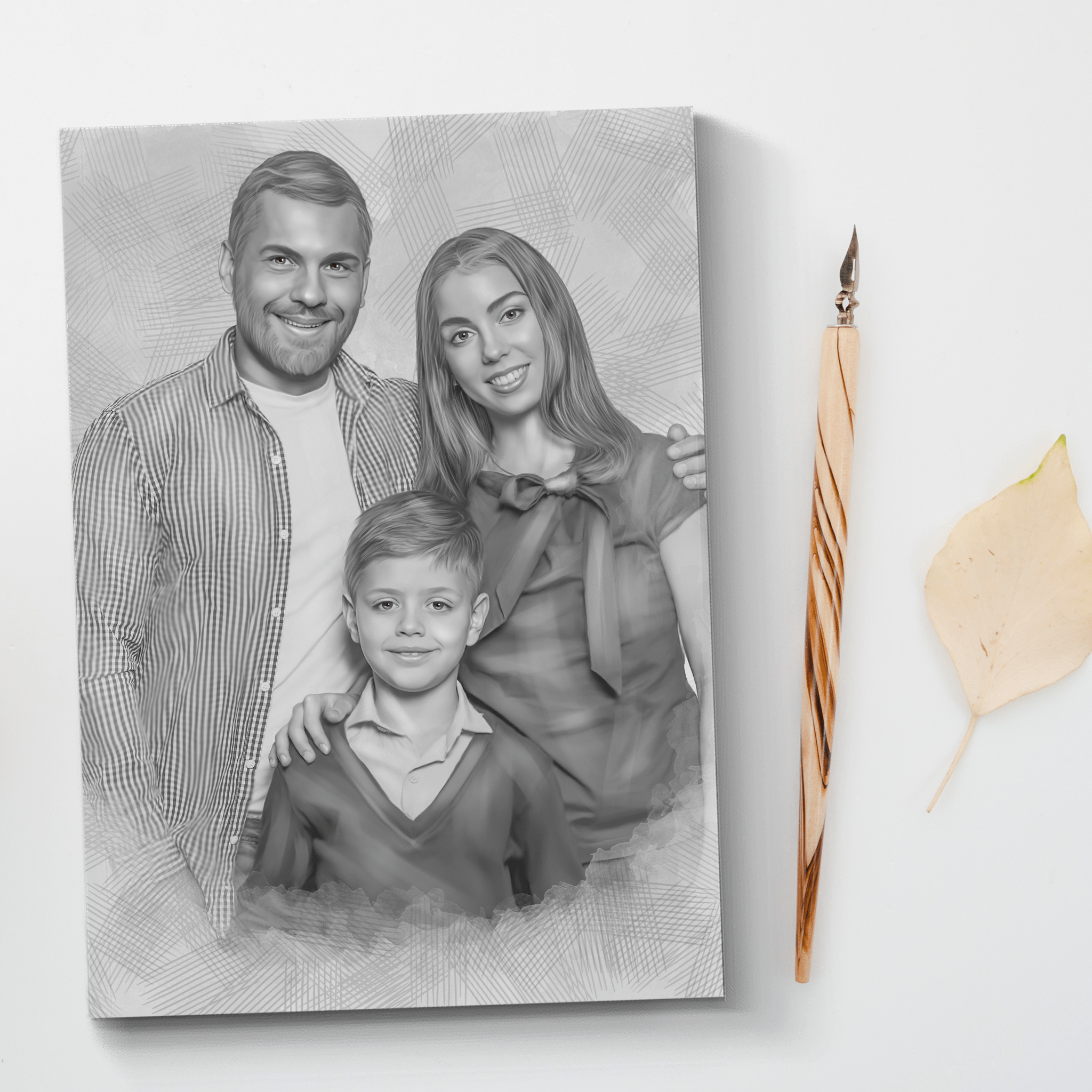 Custom Family Digital Art
