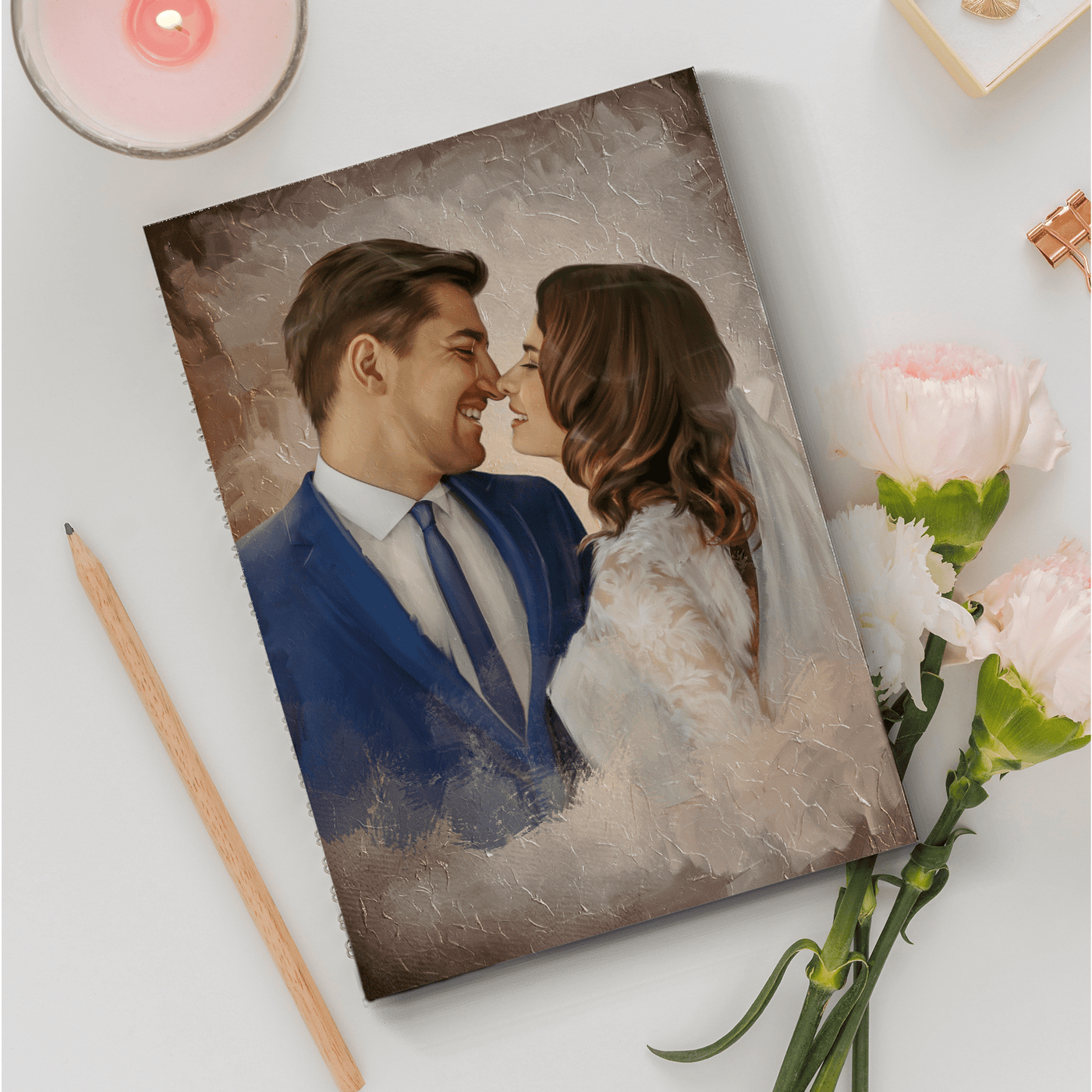 Custom Wedding Acrylic Painting