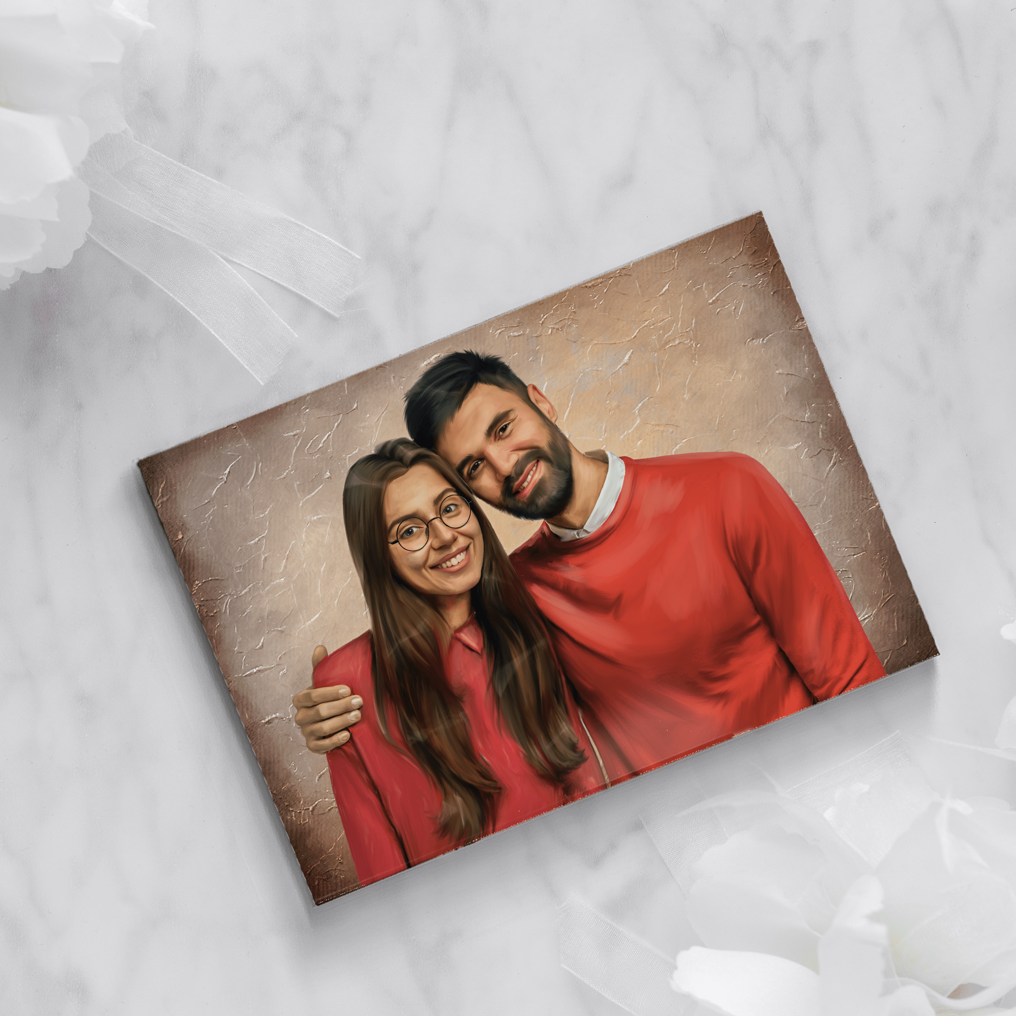 Custom Couple Pastel Portrait