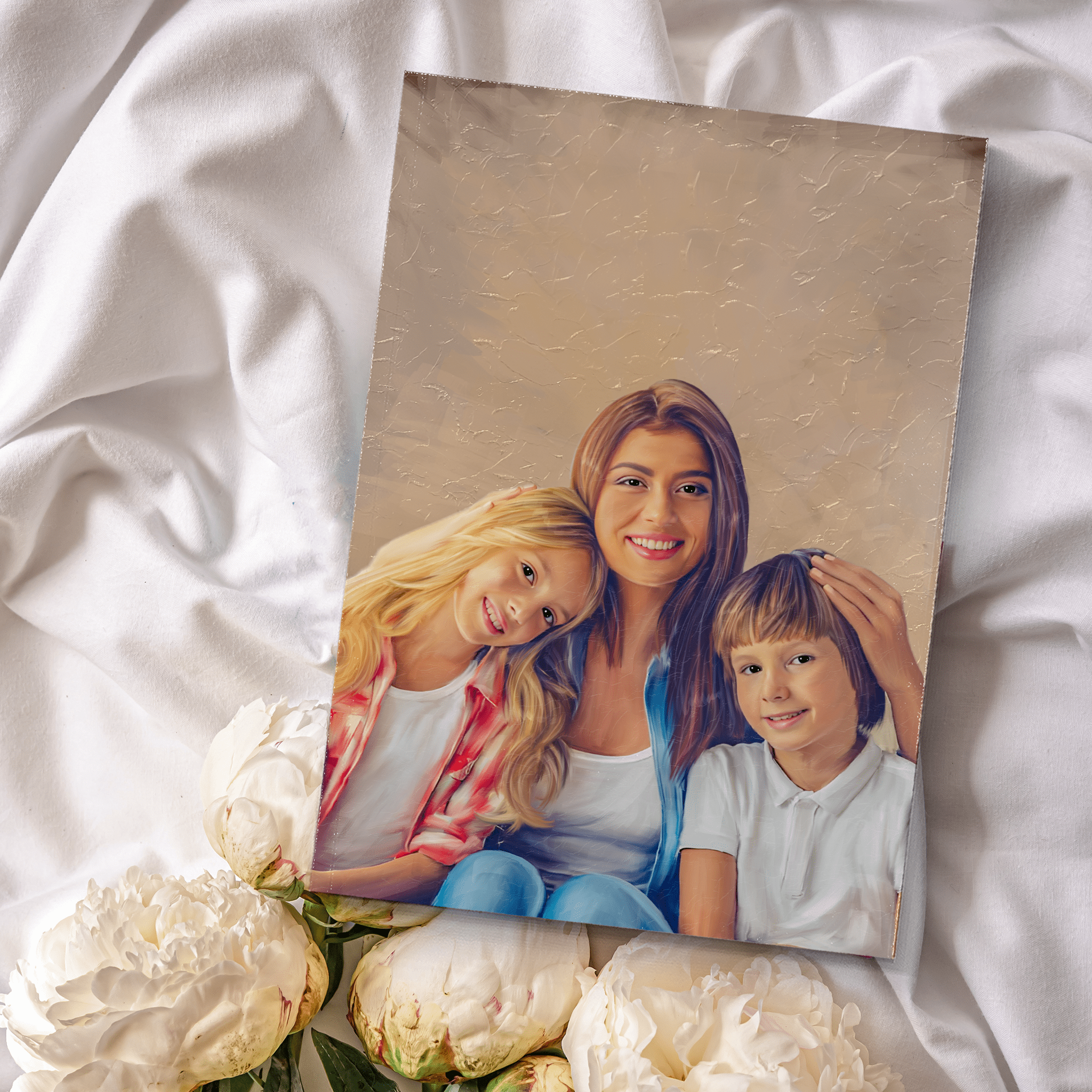 Custom Pastel Family Portrait