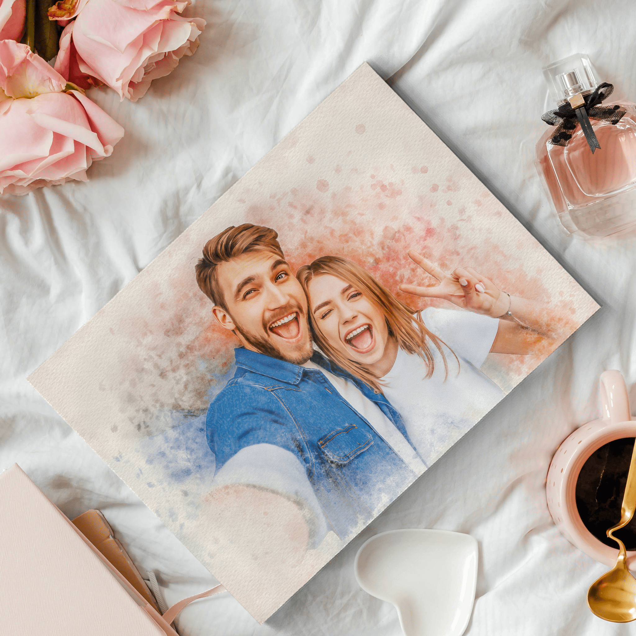 Custom Couple Digital Art