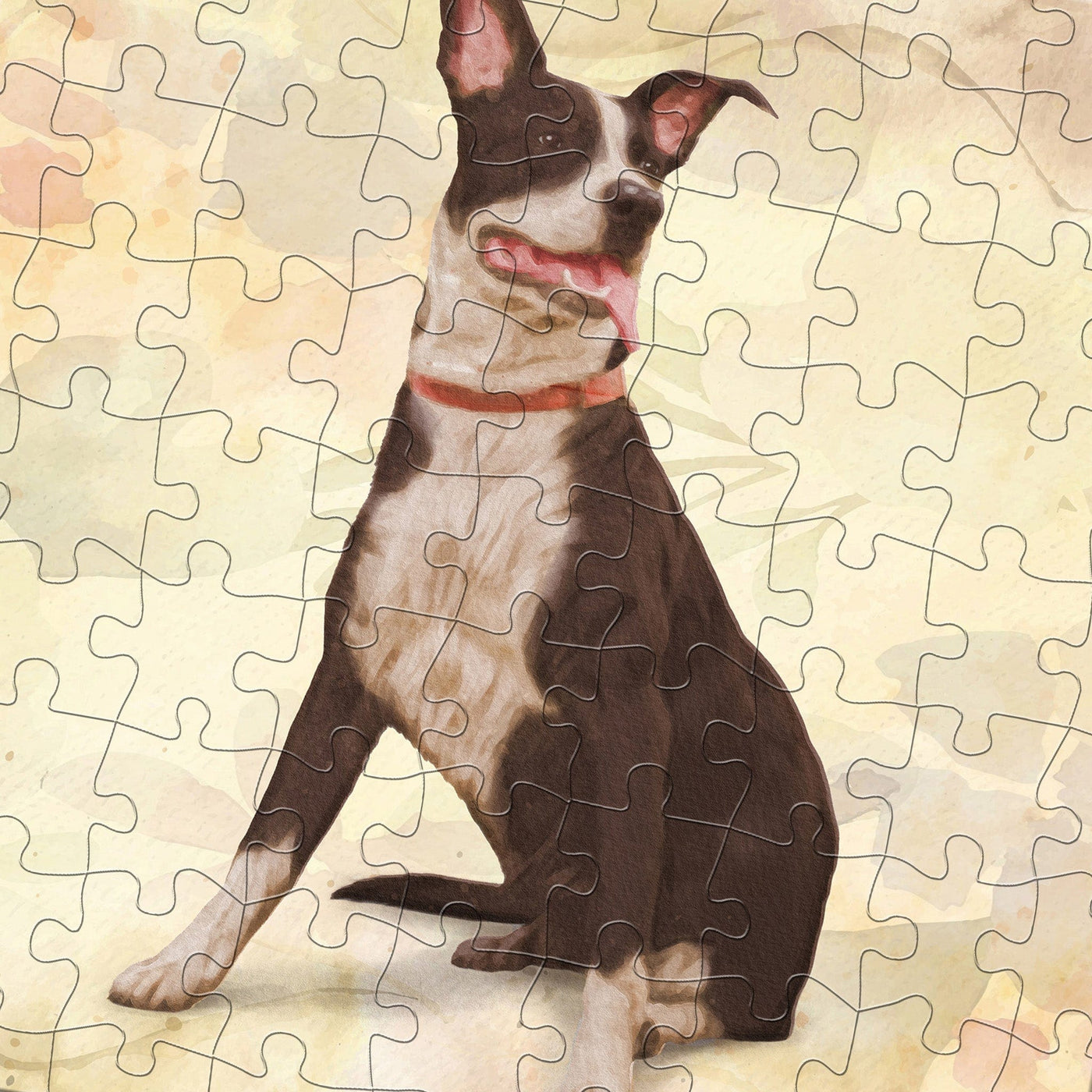 Watercolor Pet Portrait Puzzle