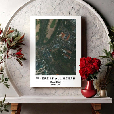 Custom Where It All Began Map Print