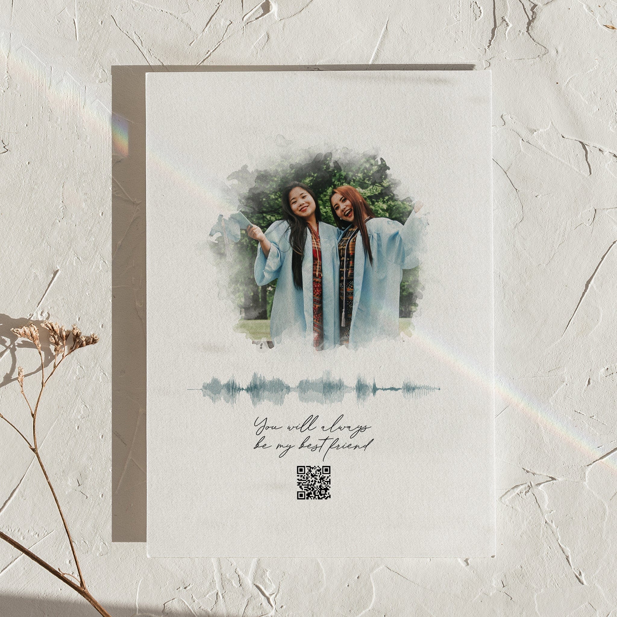 Voice Memorial with QR Code | Voice Recording Memorial Gift